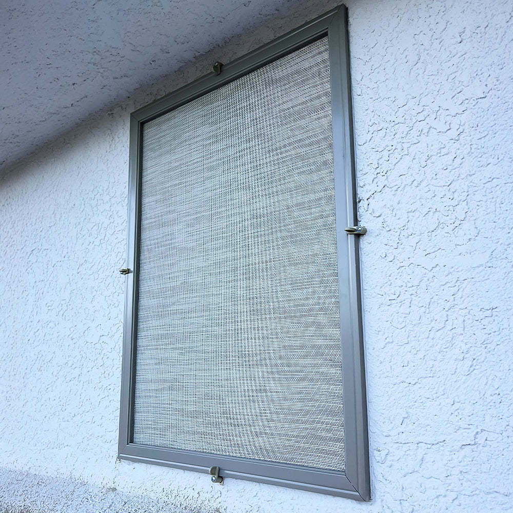 80 percent desert sand solar screen installed on residential window Rocklin CA