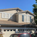 80% sandstone solar screen installed on residential windows reducing heat and UV while maintaining natural light