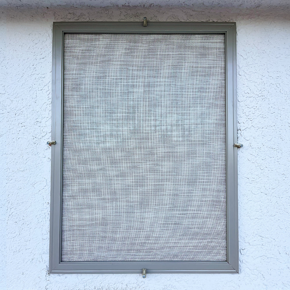 90 percent desert sand solar screen installed on residential window Rocklin CA