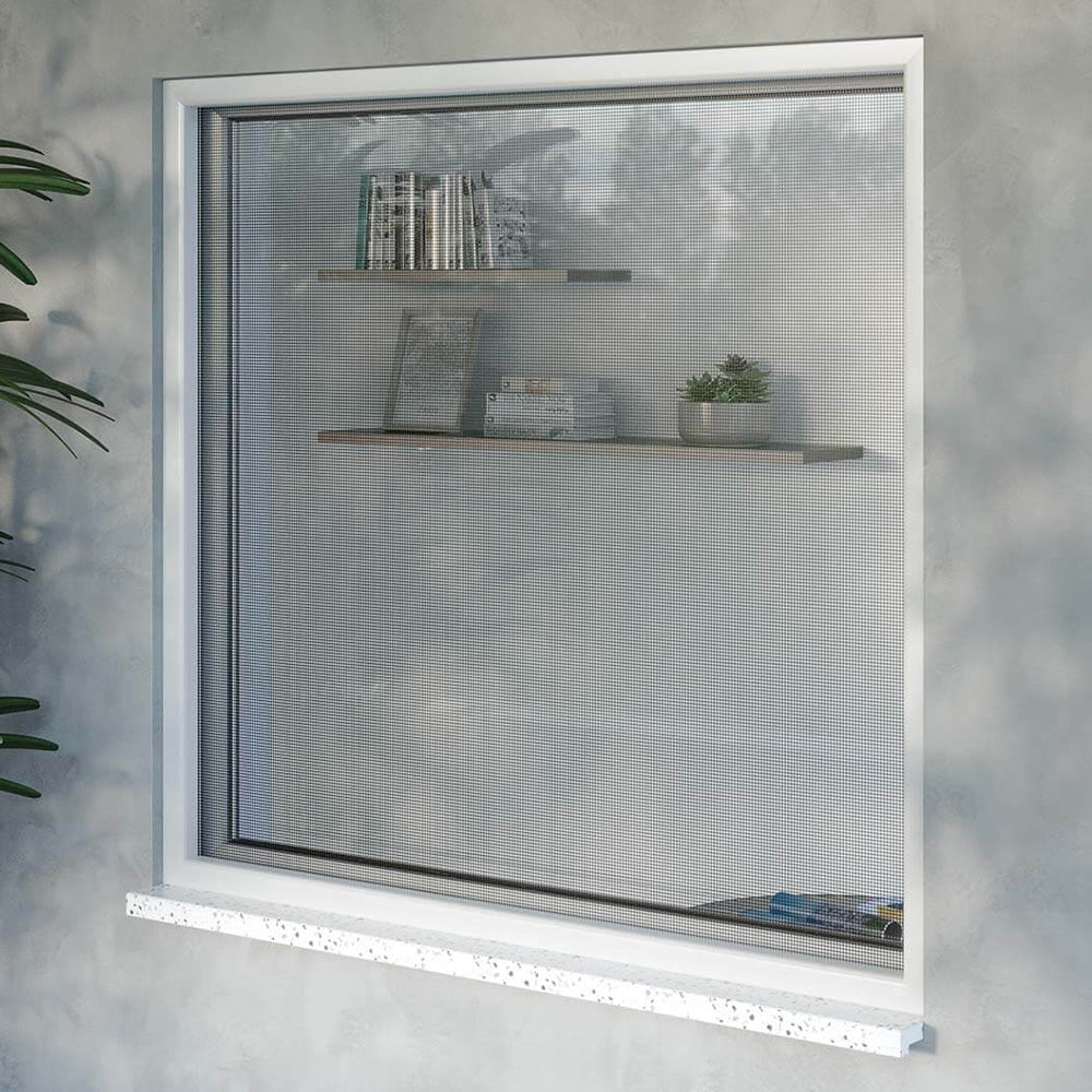 custom insect screen installed on residential window allowing airflow while keeping bugs out