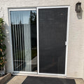 custom sliding screen door installed on patio glass door Rocklin CA
